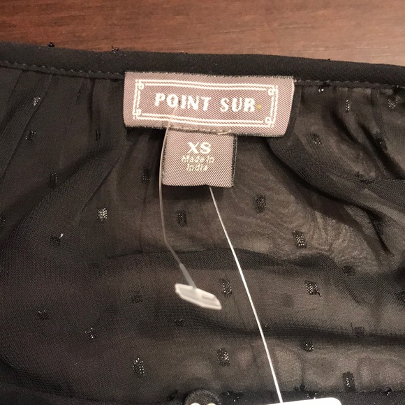 NWT J Crew Point Sur Long Sleeve Chiffon Blouse - Picture 4 of 6